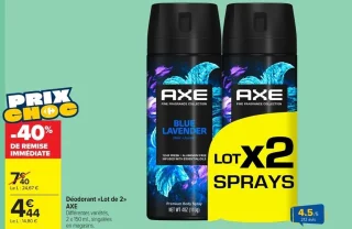 Déodorant Lot de 2 Axe