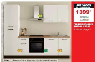 Cuisine équipée Roma L. 270 m