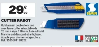 Cutter rabot Semin