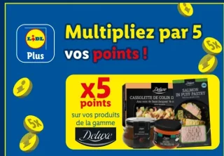 Multipliez par 5 vos points sur la gamme Deluxe
