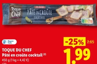 TOQUE DU CHEF Pâté en croûte cocktail