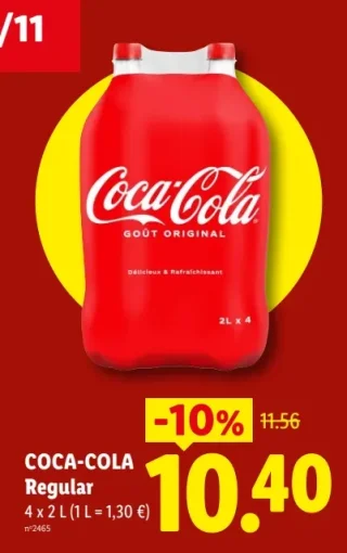 Coca-Cola Regular 4 x 2 L