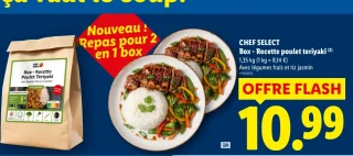 CHEF SELECT Box - Recette poulet teriyaki