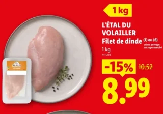 L'ÉTAL DU VOLAILLER Filet de dinde