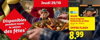 DELUXE Souris d'agneau fondante jus au thym