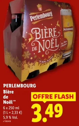 PERLEMBOURG Bière de Noël
