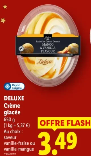 DELUXE Crème glacée