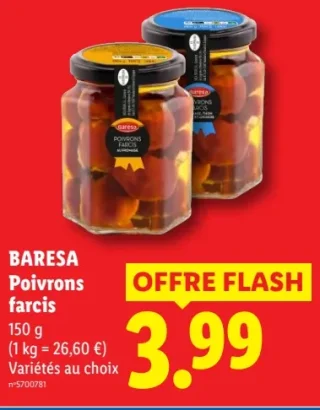BARESA Poivrons farcis