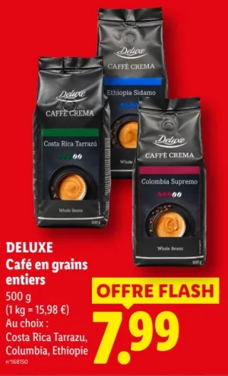 DELUXE Café en grains entiers