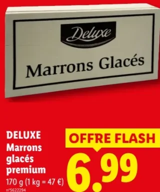 DELUXE Marrons glacés premium