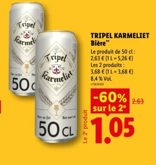 TRIPEL KARMELIET Bière