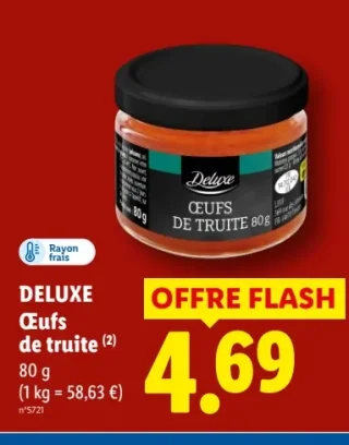 DELUXE Œufs de truite