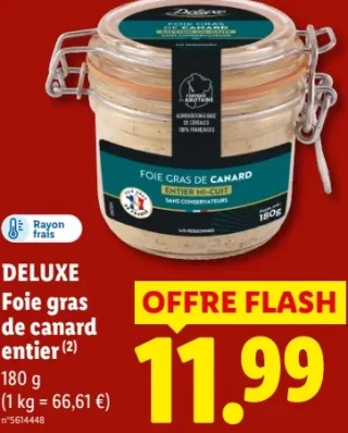 DELUXE Foie gras de canard entier