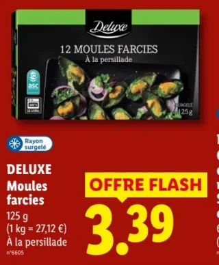 DELUXE Moules farcies