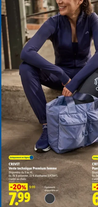 CRIVIT Veste technique Premium femme