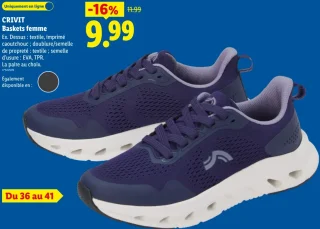 CRIVIT Baskets femme