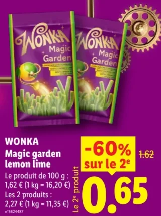 WONKA Magic garden lemon lime