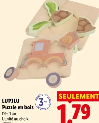 Puzzle en bois Lupilu