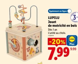 LUPILU Jouet de motricité en bois