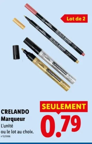 CRELANDO Marqueur