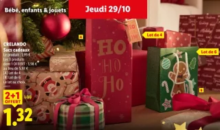 CRELANDO Sacs cadeaux