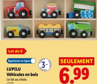 LUPILU Véhicules en bois
