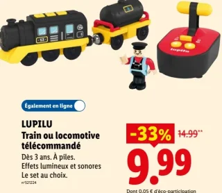 LUPILU Train ou locomotive télécommandé