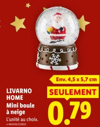 LIVARNO HOME Mini boule à neige
