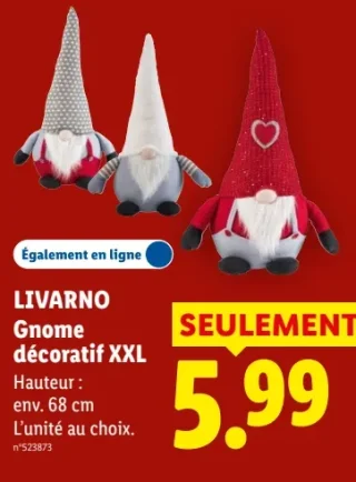 LIVARNO Gnome décoratif XXL