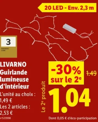 LIVARNO Guirlande lumineuse d'intérieur