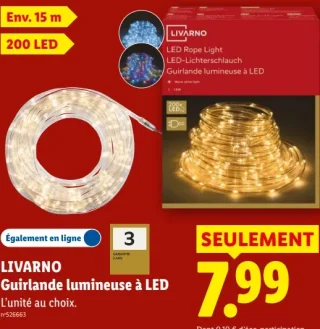 Guirlande lumineuse à LED Livarno