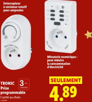 Prise programmable TRONIC