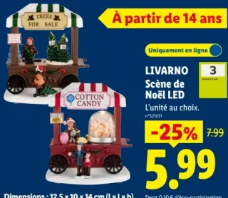 LIVARNO Scène de Noël LED