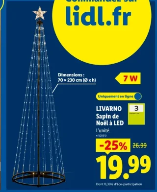 LIVARNO Sapin de Noël à LED