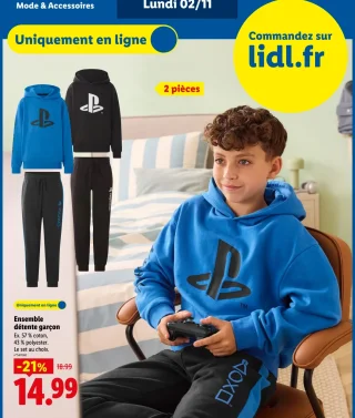 Ensemble détente garçon PlayStation