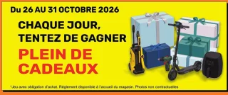 Jeu concours Chaque jour tentez de gagner plein de cadeaux Brico E.Leclerc