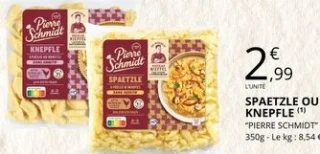 Spaetzle ou Knepfle Pierre Schmidt