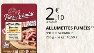 Allumettes Fumées Pierre Schmidt