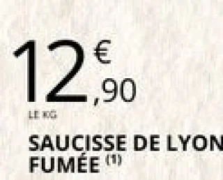 Saucisse de Lyon Fumée