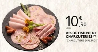 Assortiment de Charcuteries Charcutiers d'Alsace
