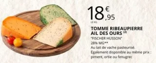 Tomme Ribeaupierre ail des ours Fischer Husson