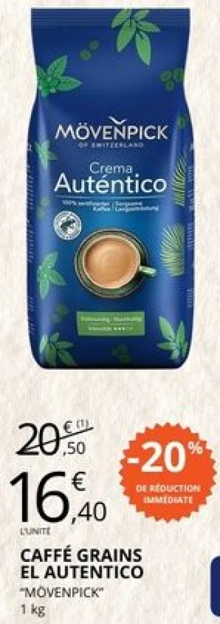 Caffé grains El Autentico Mövenpick