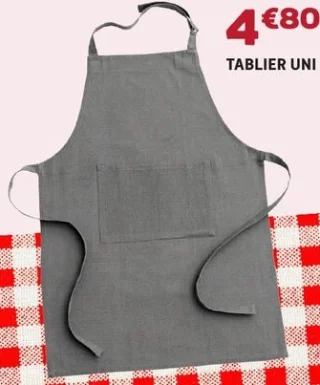 Tablier uni