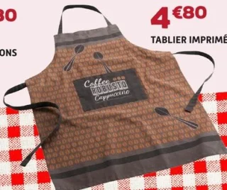 Tablier imprimé