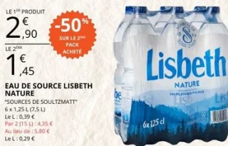 Eau de source Lisbeth Nature