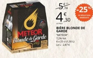 Bière blonde de garde Météor