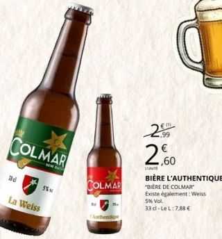 Bière L'Authentique Bière de Colmar