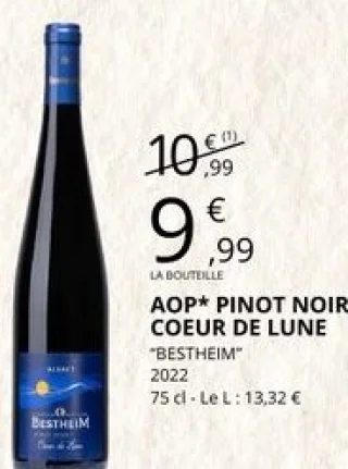 AOP Pinot Noir Coeur de Lune Bestheim