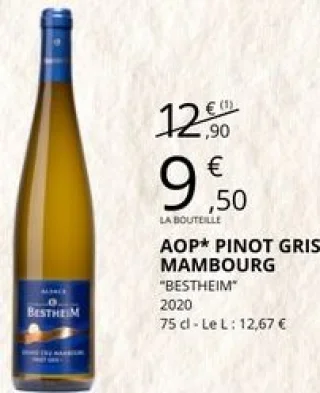 AOP Pinot Gris Mambourg Bestheim