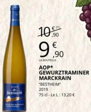 AOP Gewurztraminer Marckrain Bestheim